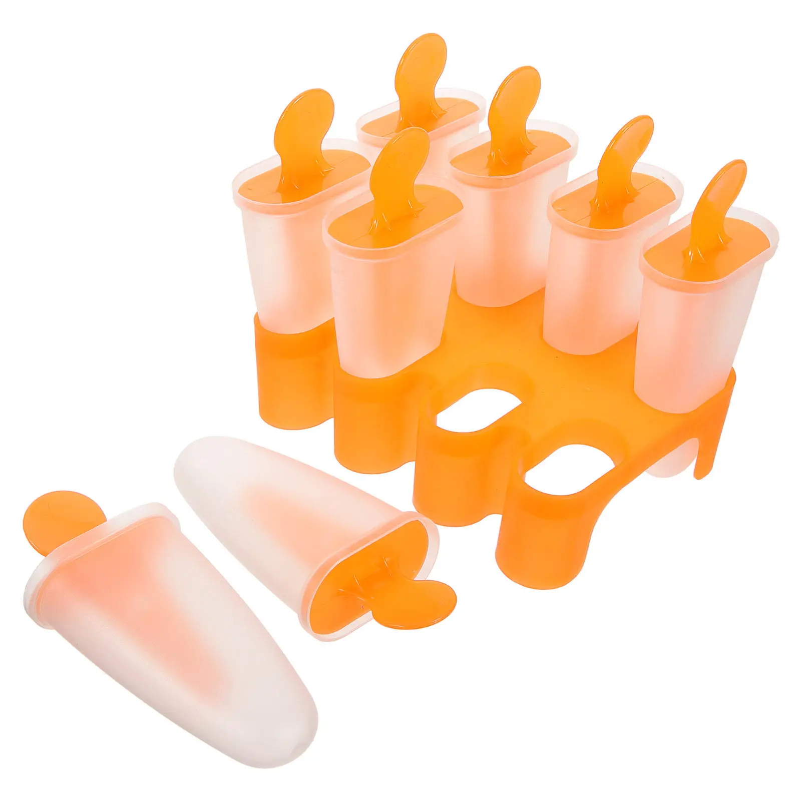 

Набор пластиковых форм для льда на 8 ячеек: креативный инструмент для приготовления мороженого, легко извлекаемый из формы, для детей, для летнего использования