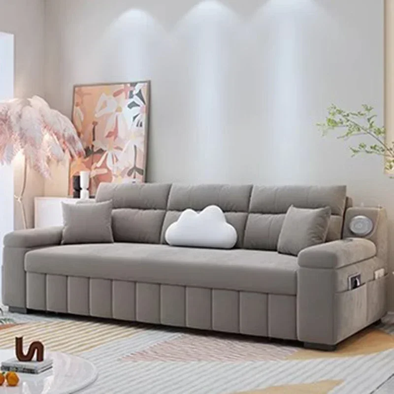 

Modern minimalist Nordic style soft folding living room designer salon furniture