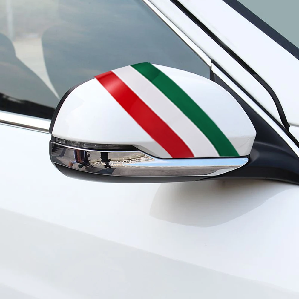 

25M/Roll Italy Strips Stickers Tape Flag Decor Sheets Decals for Motorbike Car Body Mirror Roof Hood Bumper Film