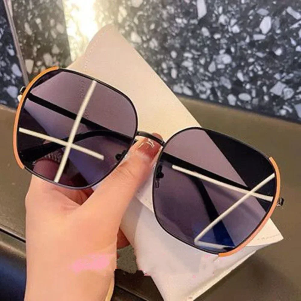 Women'S Oversized Polarized Sunglasses Fashion Gradient Shade Sunglasses Uv400 Outdoor Sports Sunglasses Men Glasses Eyewear