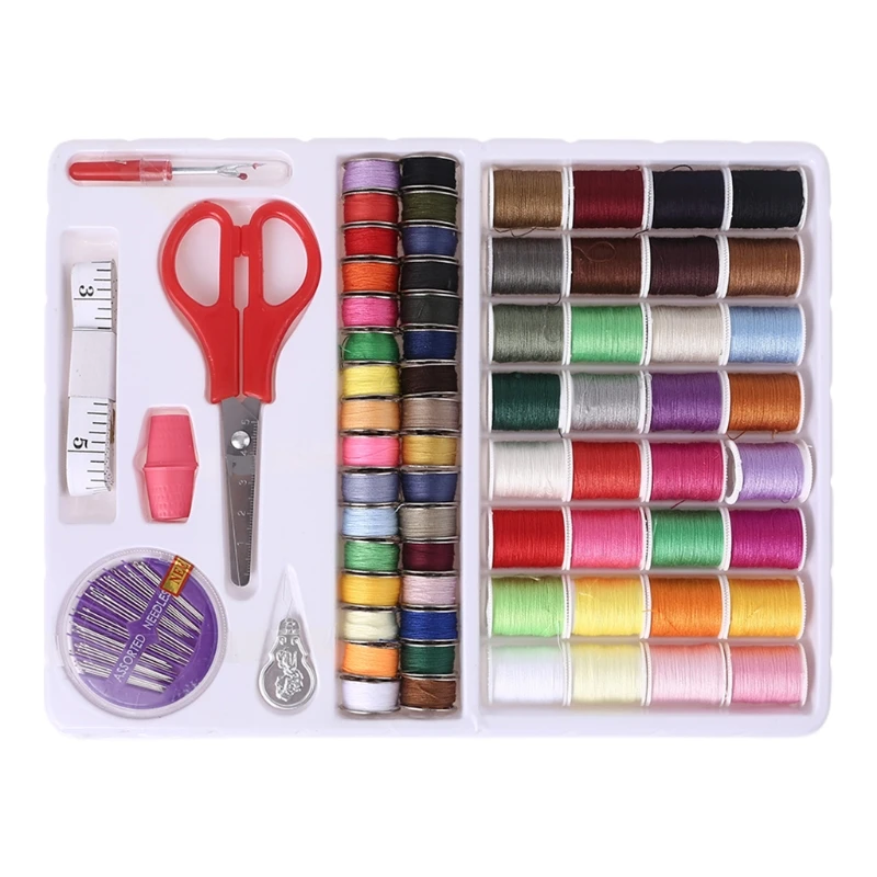 Sewing for Adults Kids Home Travel Sew Repair 100pcs Deluxe Mini Sewing Supplies Set with Thread and Needle Pins new arrival