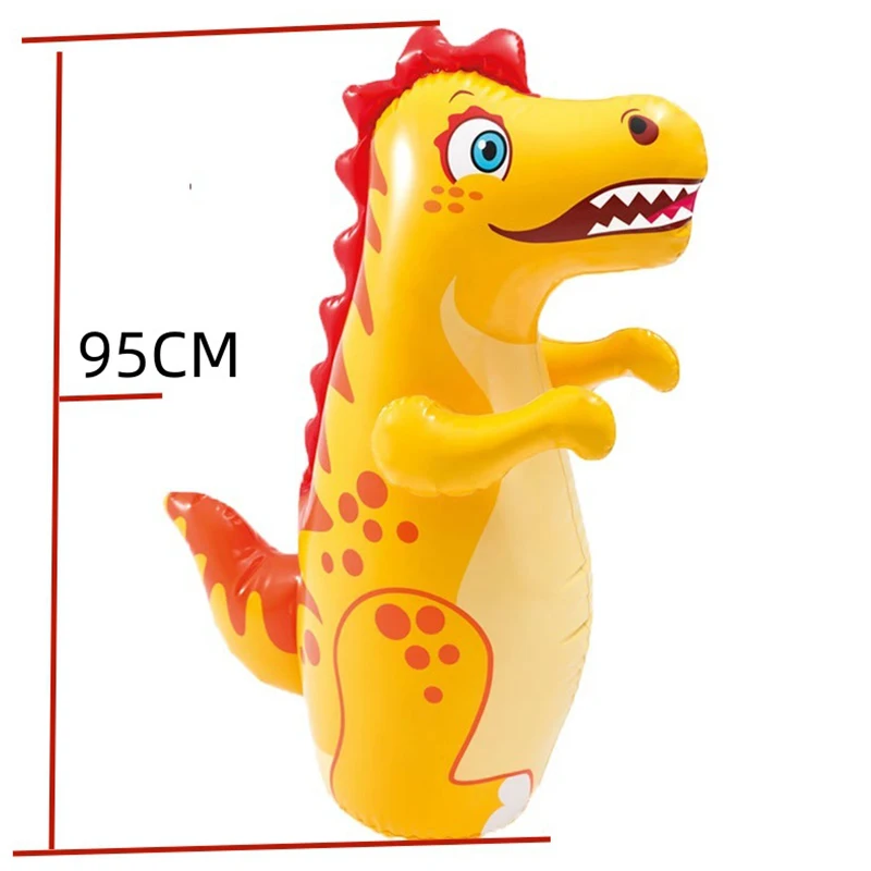 Inflatable Tumbler Boxing Standing Punching Bag Dinosaur Model Parent Child Toys For Kids Games Sport Activity Outdoors Gifts