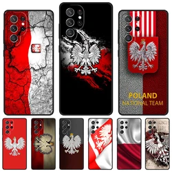 Poland Flag phone case For Samsung Galaxy S24 S23 S22 Ultra Note 10 20 Plus S8 S9 S10 S20 S21 FE Cover