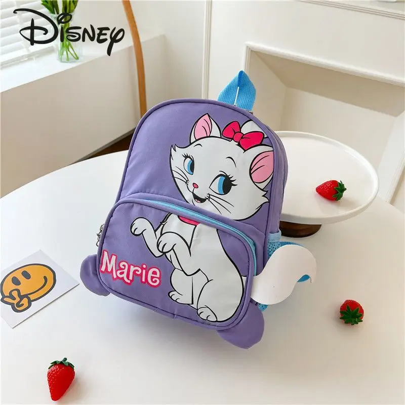 Disney 2023 New Girls' Backpack Fashion High Quality Lightweight Student Backpack Cartoon Cute Versatile Children's Backpack