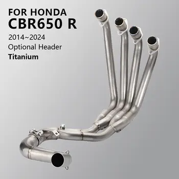 適用於本田 CBR650F CB650F CBR650R CB650R 2014-2025 摩托車排氣系統不鏽鋼前段排氣管 51MM 8 最佳銷售 本田 CB650R 逃逸 - №2