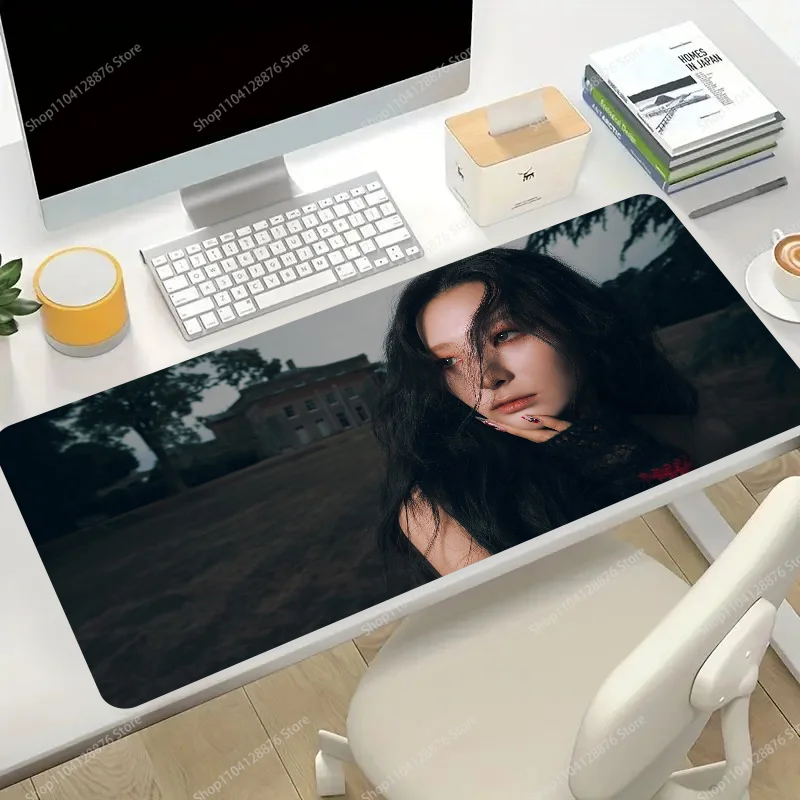 Singer Seulgi Ablum 28 Reasons Mousepad Gaming Mouse pad Gamer Pc Accessories Deskmat Keyboard Mat Desk Protector Mause Pads image 4