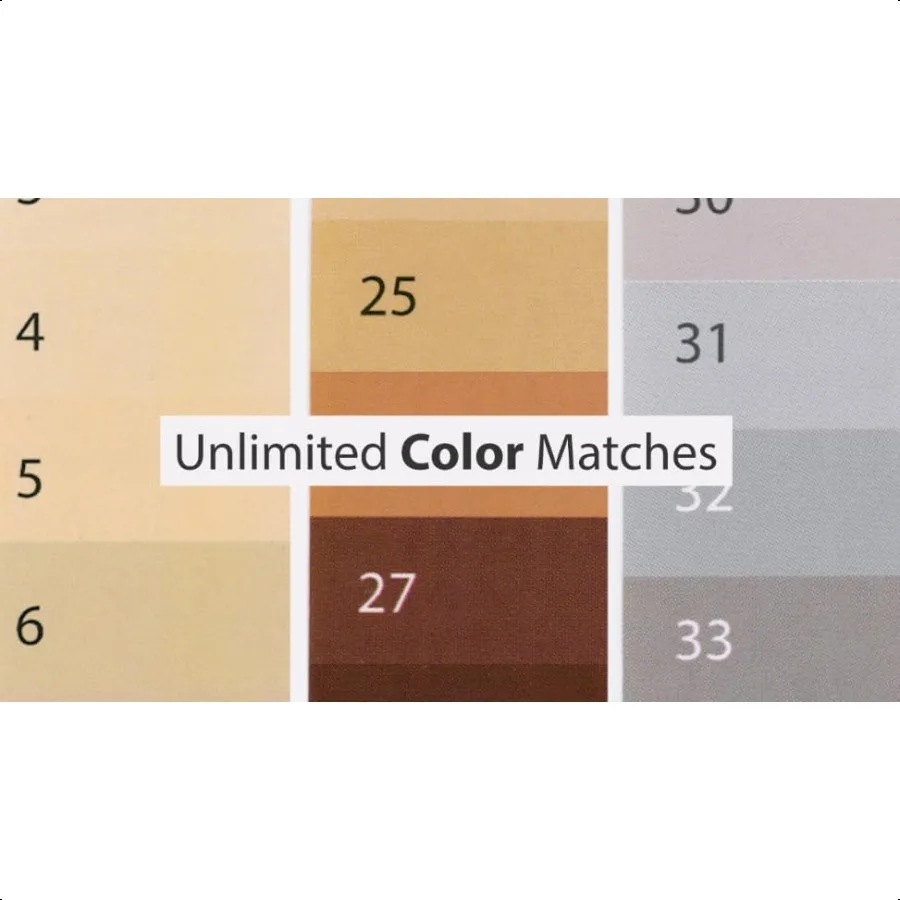 CalFlor FloorFix Mix2Match Hardwood and Laminate Repair Kit 65% More Vibrant Formulas 27 Color Matches + Grain and Gloss Tools