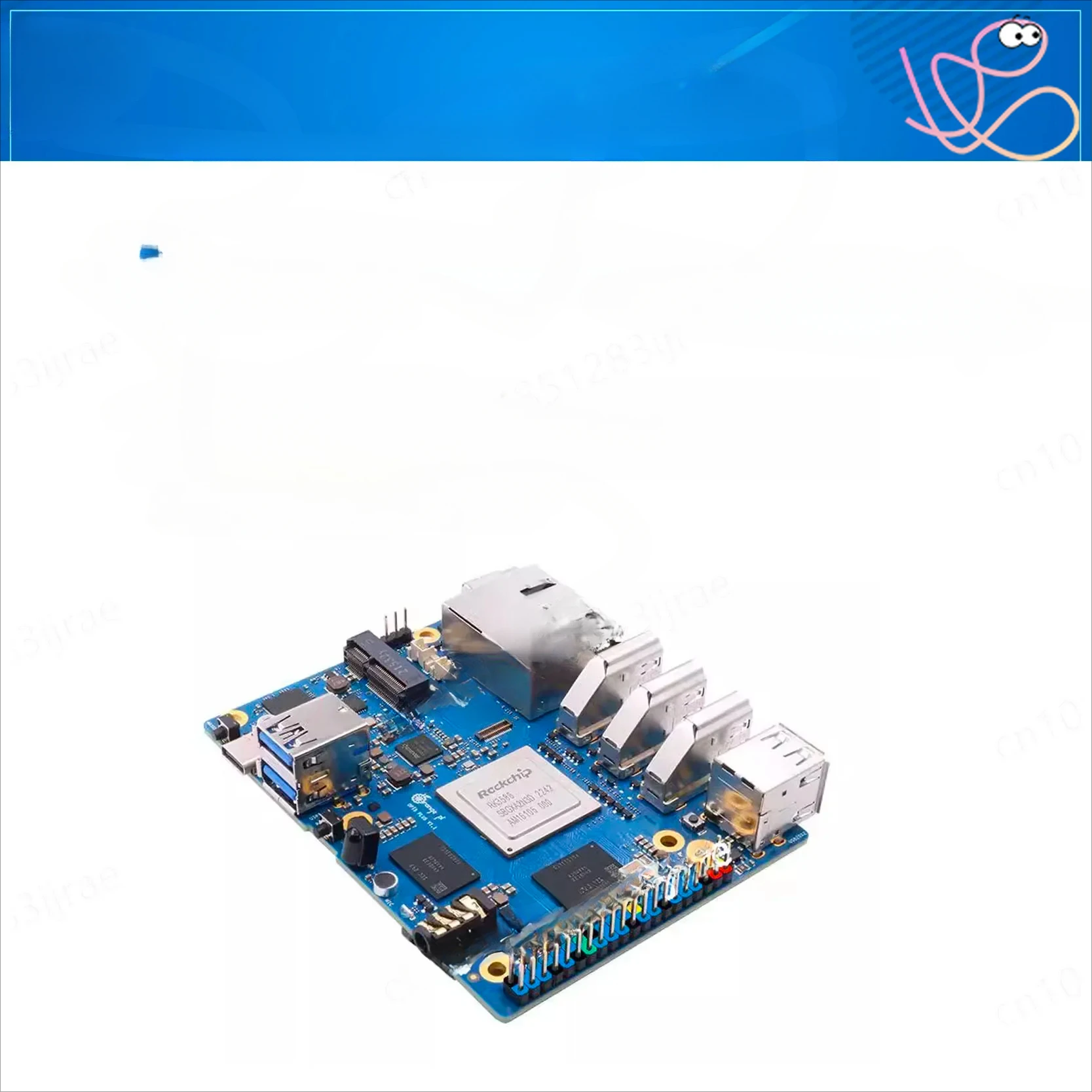 Pi 5 Plus 4GB 8GB 32GB development board, Pi memory RK3588 chip eight cores support 8K