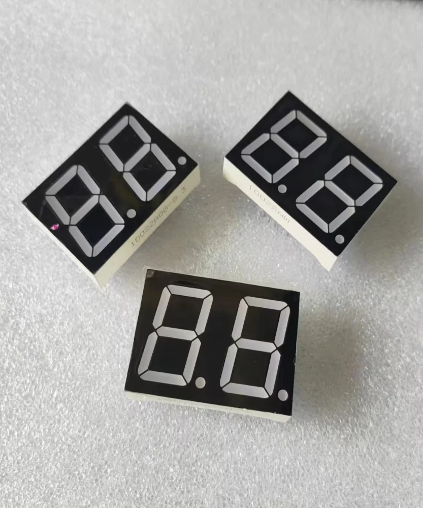 10PCS 10022AW 10022AH 10022AB 10022AG 1.0 Inch Common Cathode Two Digit Seven Segment Led Display Tube