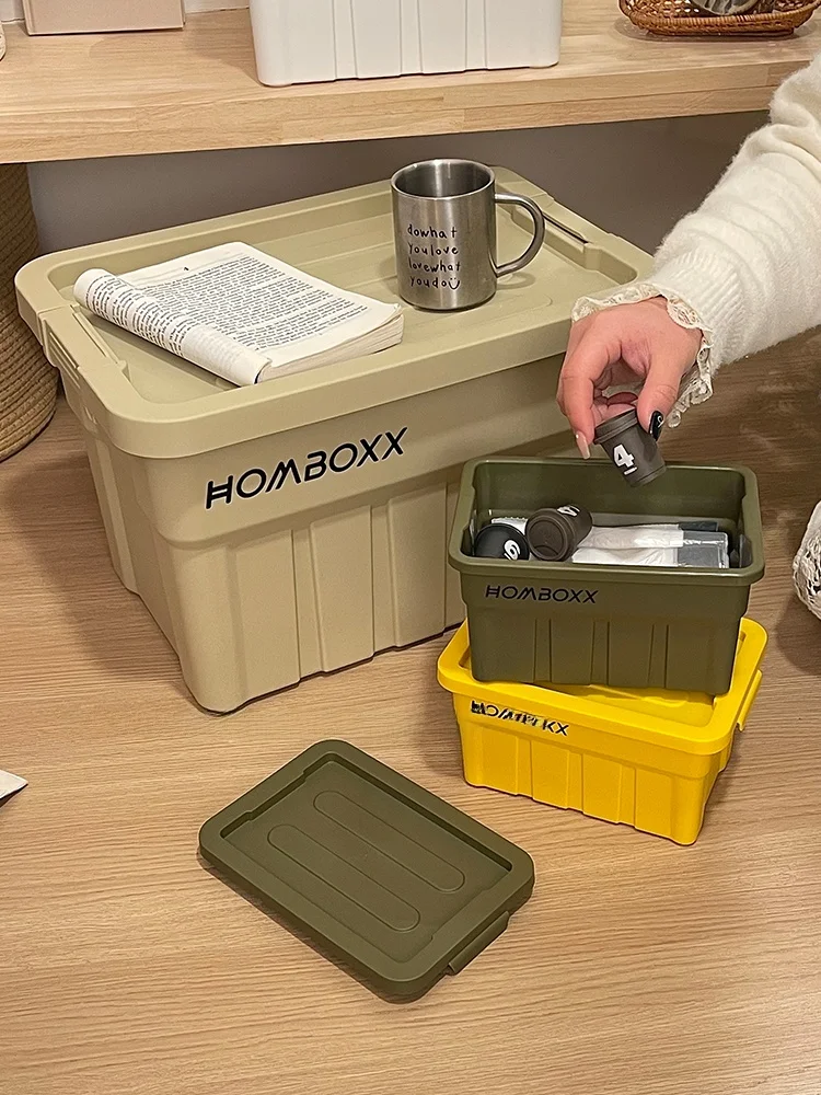 

Японская большая корзина для хранения, многофункциональный органайзер для дома, коробка для сортировки мелочей