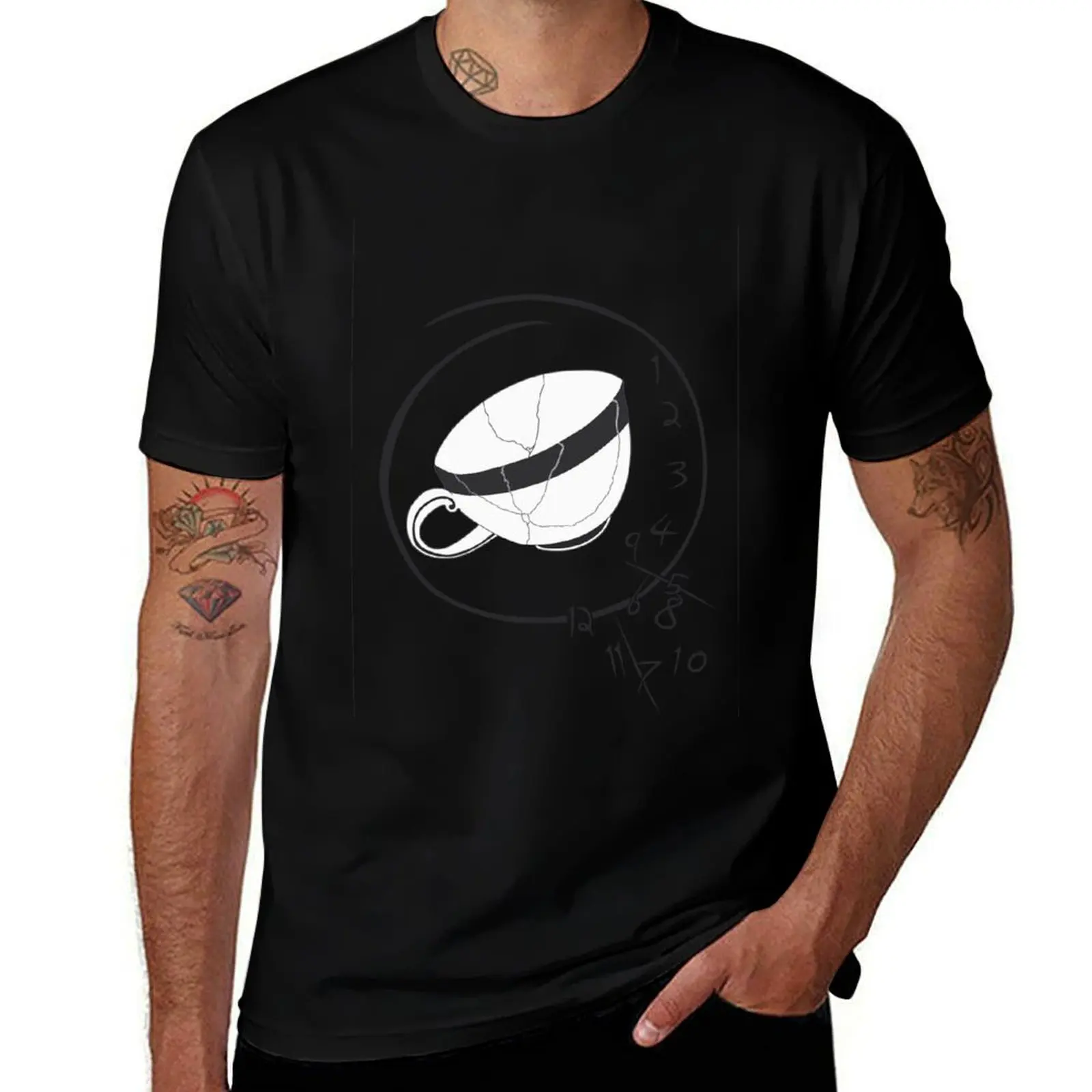 Teacups and time Hannibal inspired art T-Shirt t shirts for man graphic tees T-Shirt