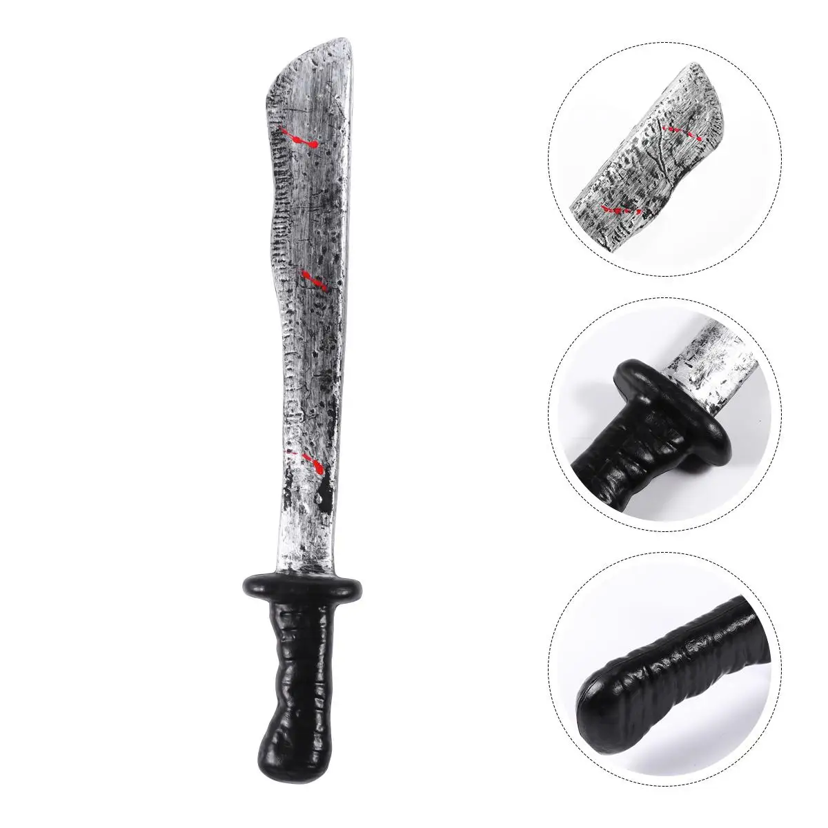 البلاستيك سكين الدعائم لعبة الدموية ديكور هالوين زي حفلة تنكرية شبح مهرجان جزار الدعامة