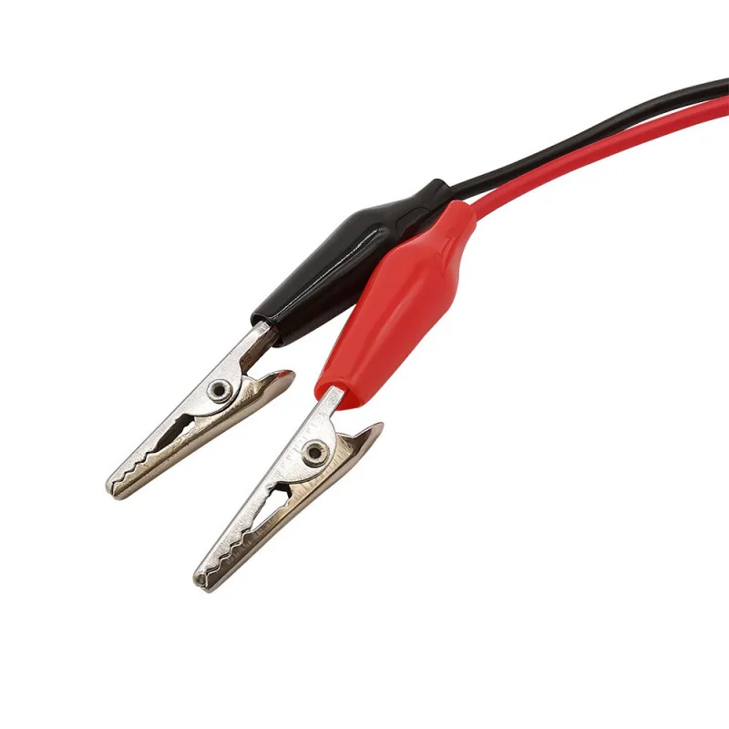 1-5PCS 4mm Banana Plug To Shrouded  Alligator Clip Test Cable Connector Leads 1M For Testing Probe