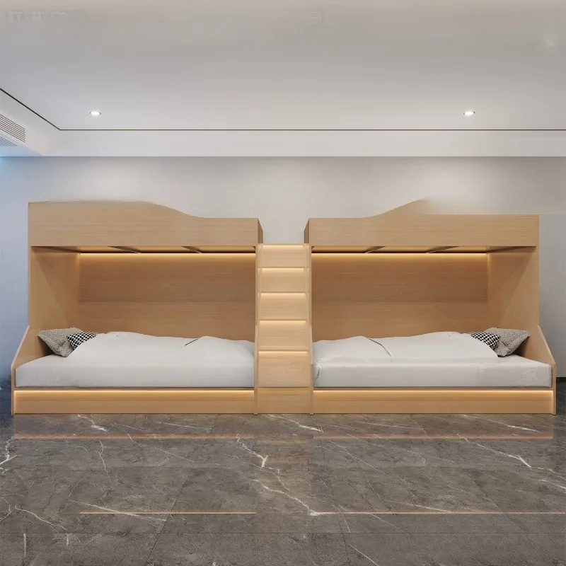E orts room special double-layer double-bunk dormitory youth hostel homestay space capsule high and low capsule bed
