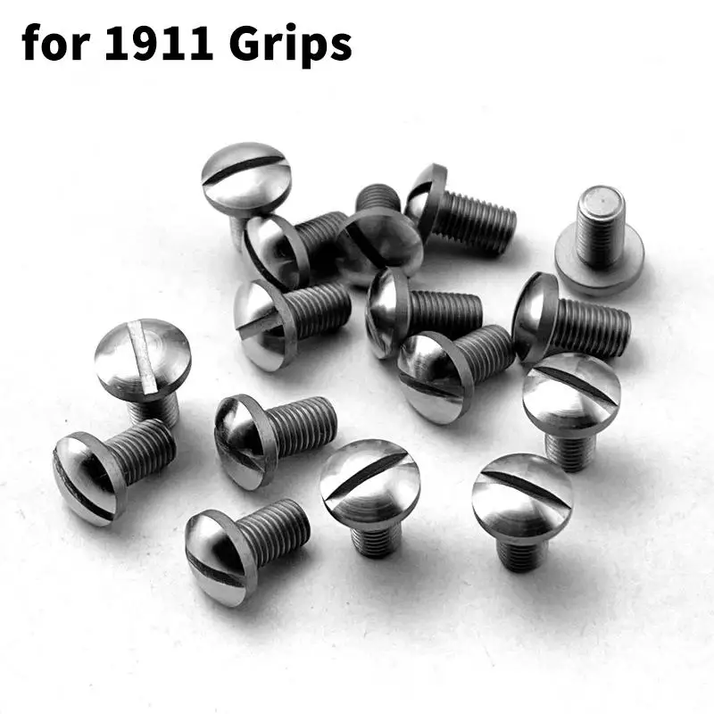 416 Stainless Steel Slotted Screws Bolts Kit Heavy Duty Replacement Weather Resistant for Garden Equipment Repair