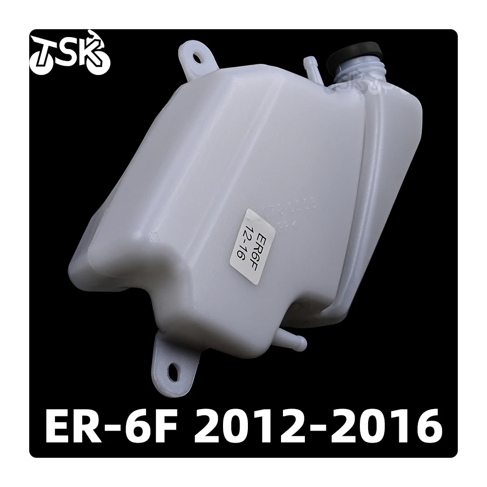 Leak Proof Coolant Overflow Tank for Kawasaki ER6F Ninja 650 2012-2016 Durable Motorcycle Radiator Reservoir Replacement