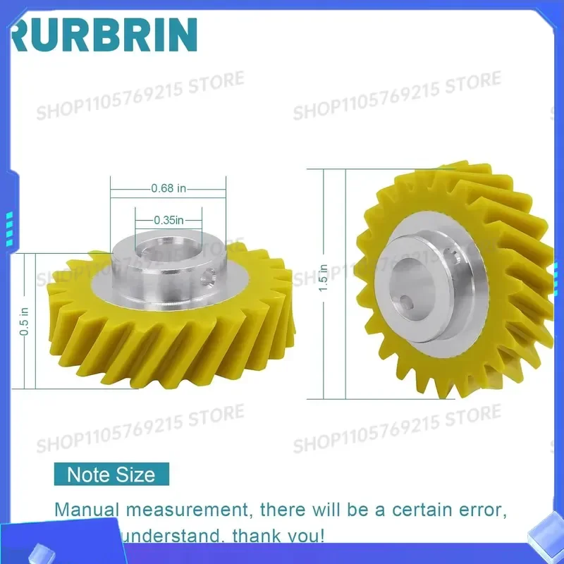 2pcs W10112253 Mixer Worm Gear Replacement Part Perfectly Fit for Kitchenaid Mixers Replaces 4162897 4169830 5K45SS 5KPM5 - view 5