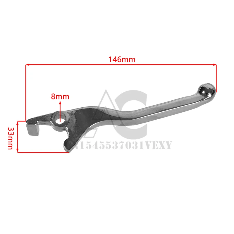 1 pair left/right brake levers for front and rear disc hydraulic brake handles 50cc 100cc 125cc 150cc Moped ATV Parts