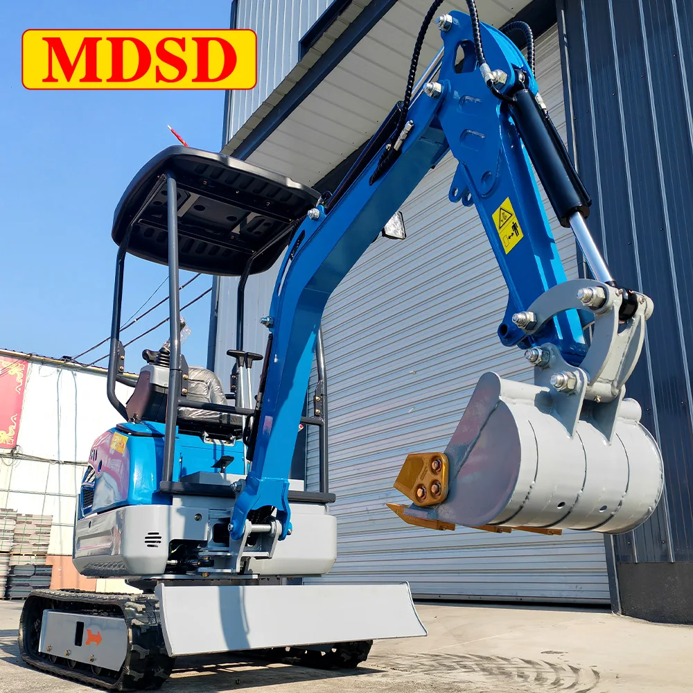 

Best-Selling 0.8-2.0 Ton Hydraulic Mini Excavator Multifunctional Farm Digger Hydraulic Excavator Customized Color High Quality