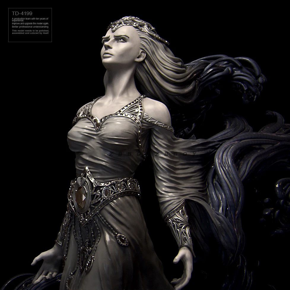 

55mm 75mm Resin model kits colorless and self-assembled（3D Printing ）TD-4199/3D