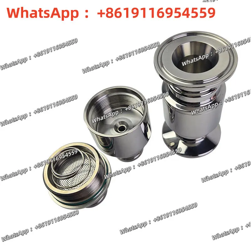 Pressure balanced thermostatic clean steam trap, quick installation sanitary grade automatic trap