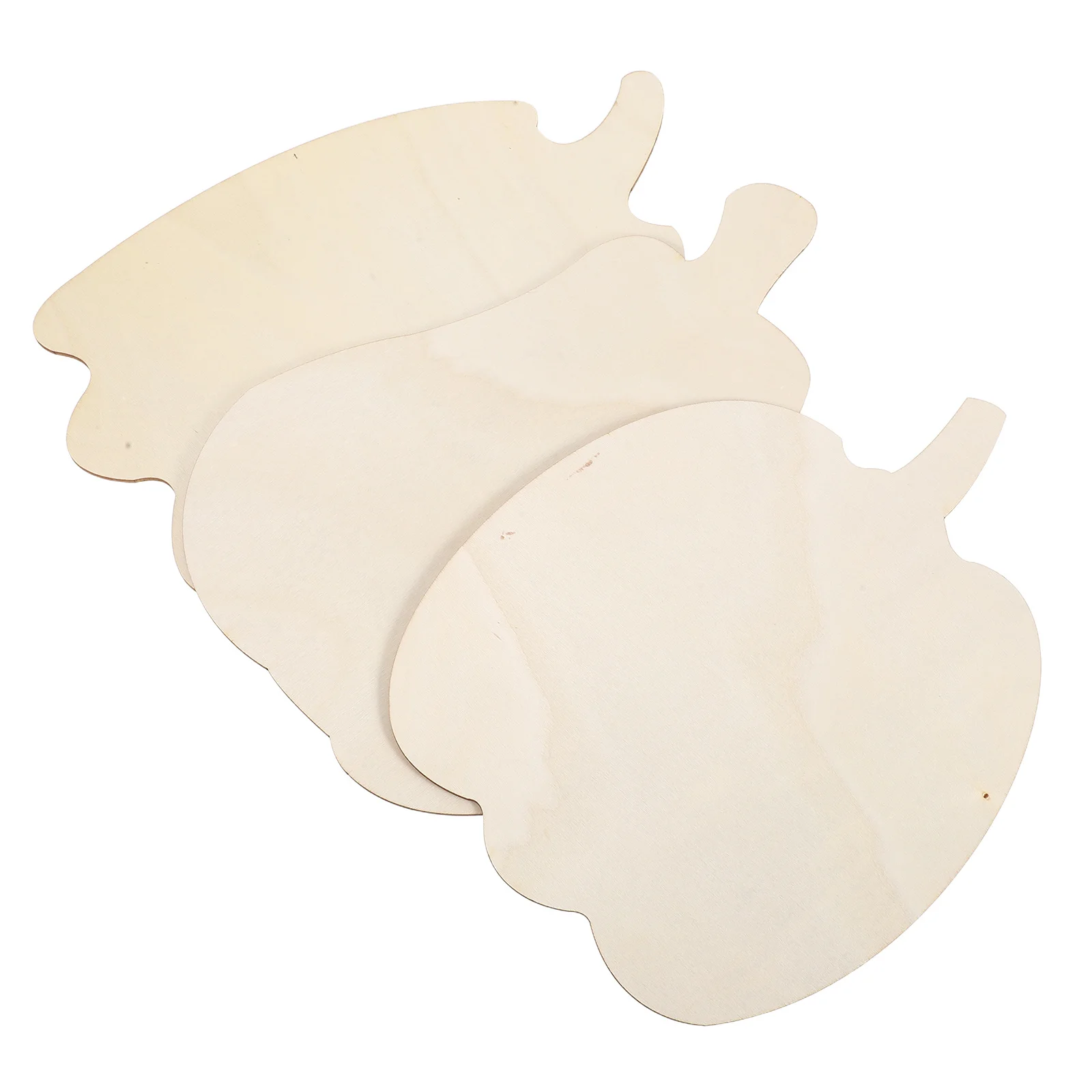 

3pcs Pumpkin Wood Cutouts Unfinished Natural Wooden Shapes For Diy Painting Craft Fall Halloween Thanksgiving Decorations Wood