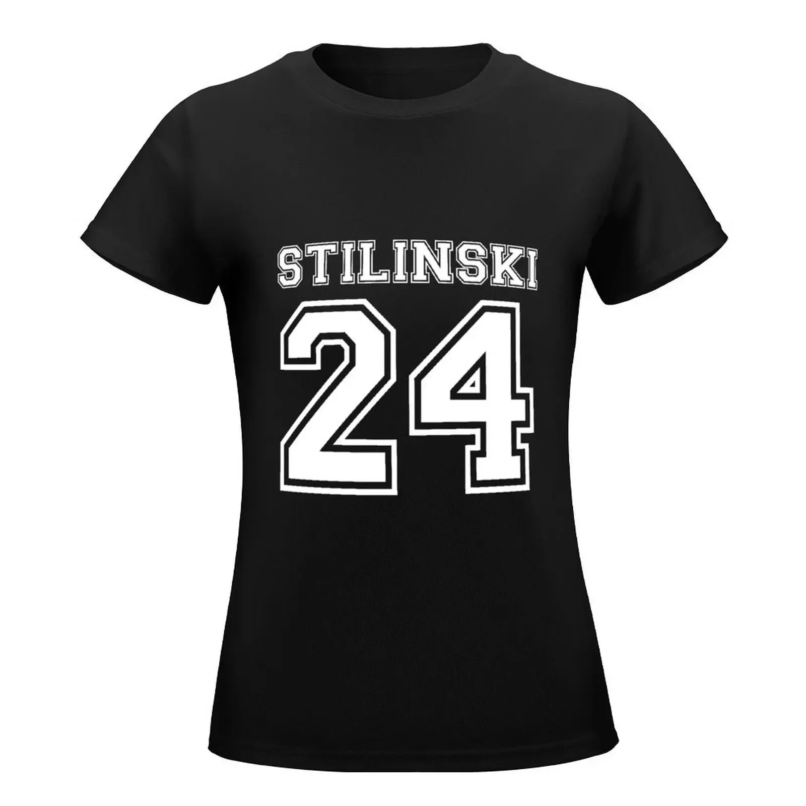 Stilinski 24 T-Shirt tops anime clothes graphics female funny t shirts for Women