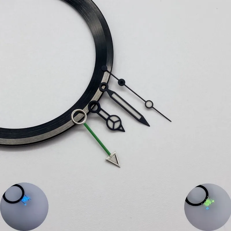 Watch Modification Accessories for NH34 Hands Ice Blue Luminous HandsGreen Luminous for GMT HandsDiver's Big Head Hands