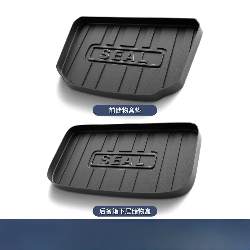 Tailored Boot Liner Tray for BYD Seal Atto 4 EV 2023-2024 Car Rear Trunk Cargo Mat Sheet Carpet Mud Protector Waterproof