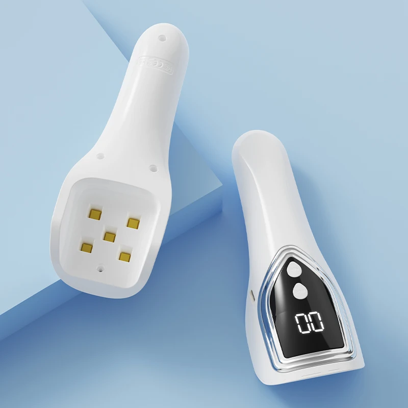 ไฟฉาย LED สําหรับเล็บ MINI Lampe UV แบบพกพาเล็บไฟฉายสําหรับเล็บ UV LED โคมไฟไร้สายเล็บเจลโคมไฟไร้สาย