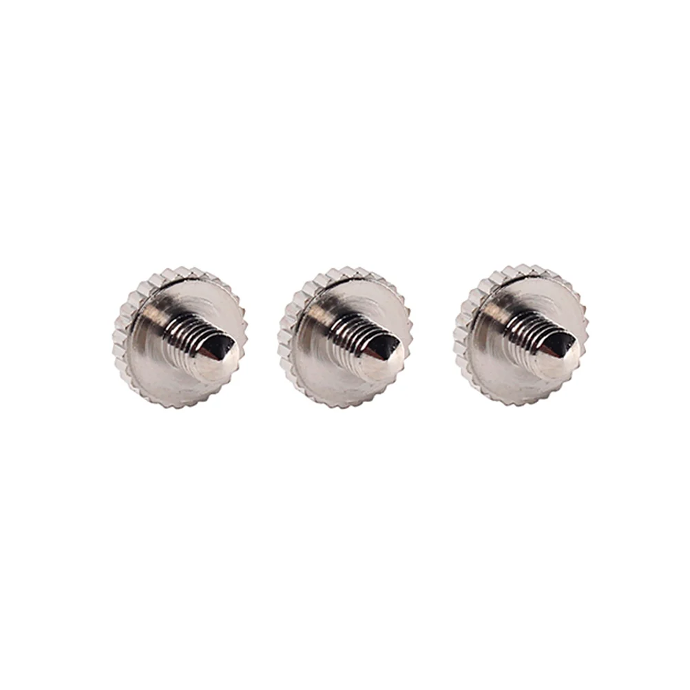 3 Pcs Metal Trumpet Screw Fixing Replacement Musical Instrument Brass Accessory Slide Finger Ring Silver