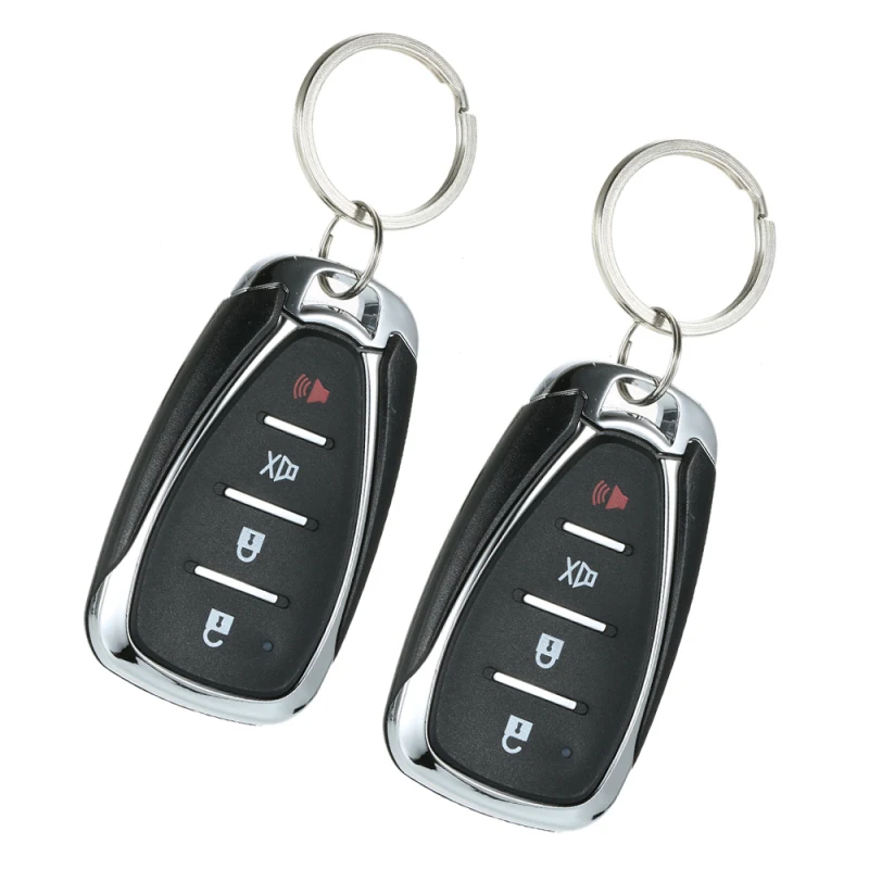 Universal Auto Burglar Alarm System Car Vehicle Security System Burglar Alarm Protection Anti-theft System 2 Remote