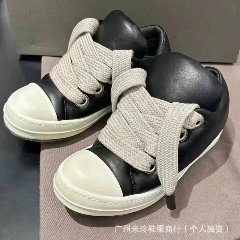 

Ro New Bread Shoes Thick-soled Men's Trend Couple 2025 New Owen Si Increase Bread Inflatable Shoes Women's Shoes