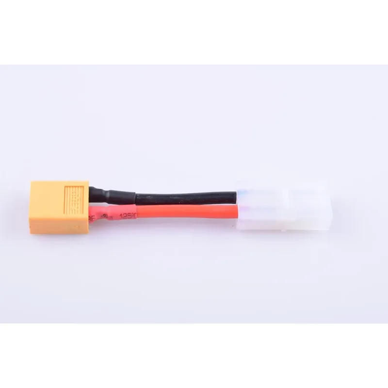 2 pcs Male XT60 To Female Tamiya Adapter 14awg Battery Charging Cable 40mm