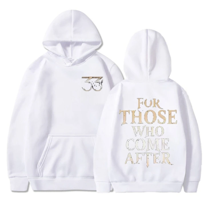 لعبة Esquie Clair Obscur Expedition 33 سترة هودي للجنسين خمر المتضخم زمم البلوز عالية الجودة الصوف قلنسوة بسحاب