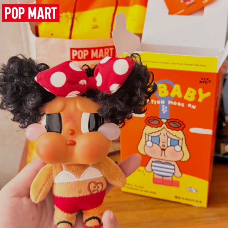 

Hot POP MART CRYBABY Vacation Mode On Series Vinyl Doll Blind Box Mystery Box Toy Ornaments Figurines Home Desktop Model Gift