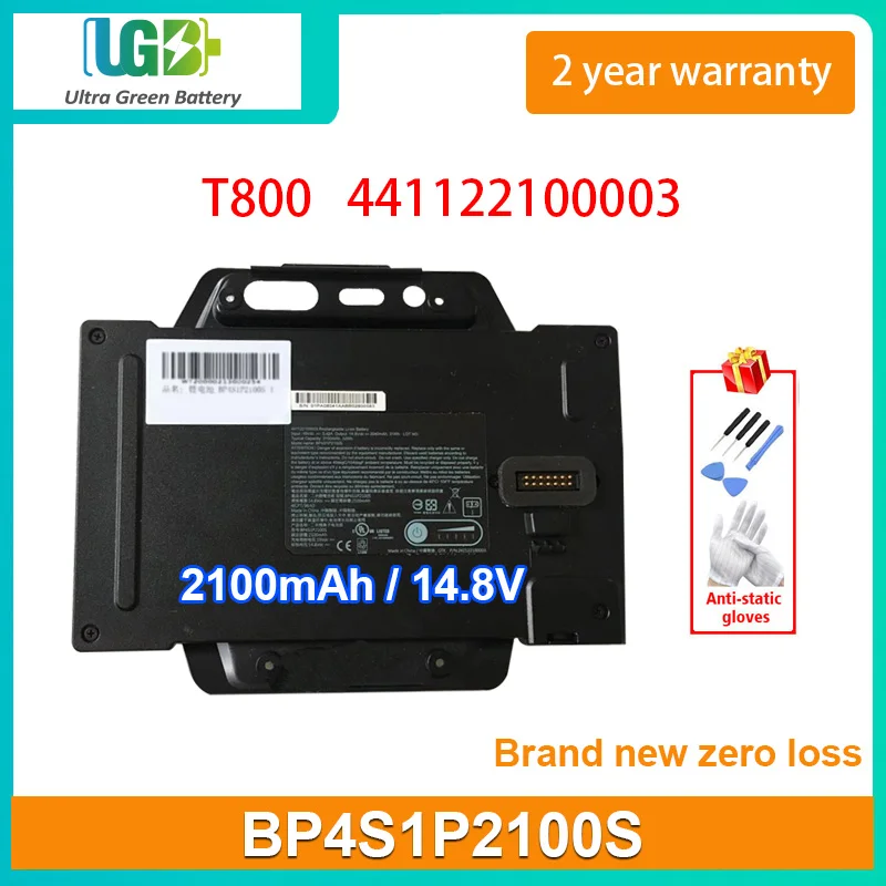 

UGB New BP4S1P2100S battery For Getac T800 441122100003 battery 14.8V 2100mAh