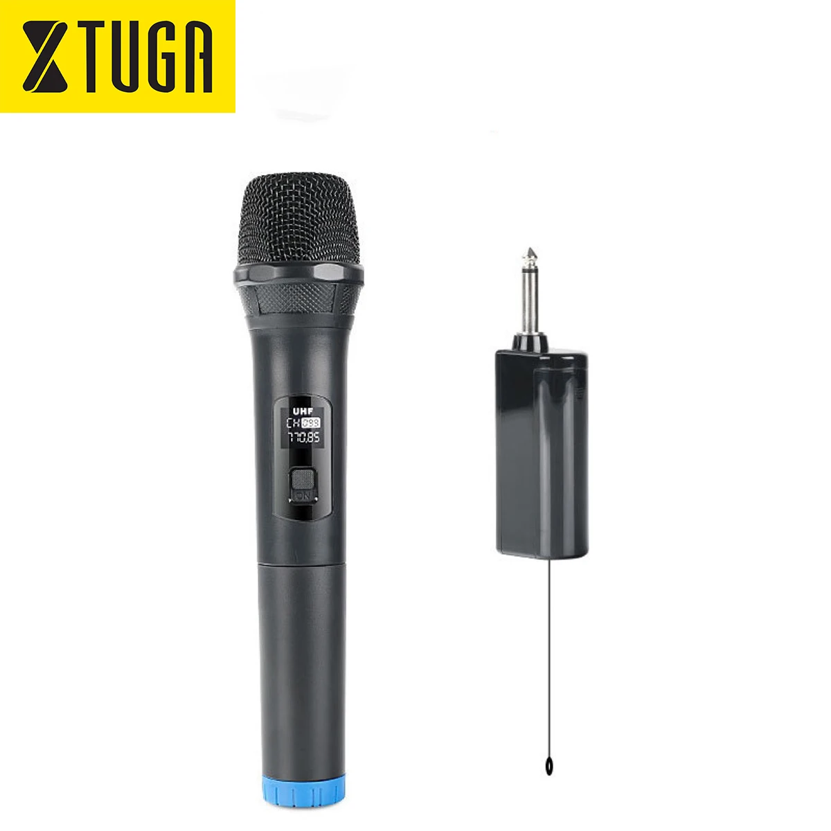 Sepuluh item TLF Xtuga W1 Mikrofon Rekaman Nirkabel UHF Profesional untuk Pengajaran Microfono Inalambrico De Mano