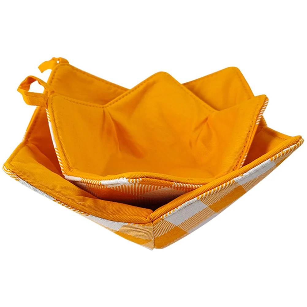 

2pcs Microwave Holder Soup Cozy Hot Food Holder Microwave Safe Bowl Rack Heat Resistant Anti Scald Bowl Holders Kitchen Gadgets