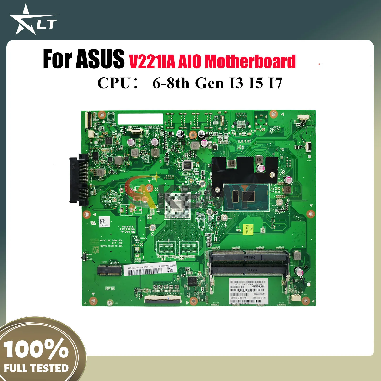 

V221IA Motherboard For ASUS Vivo AiO V221ID V221IA V221IC V221I Mainboard With I3 I5 I7 CPU 100% tests OK fast shipping stk