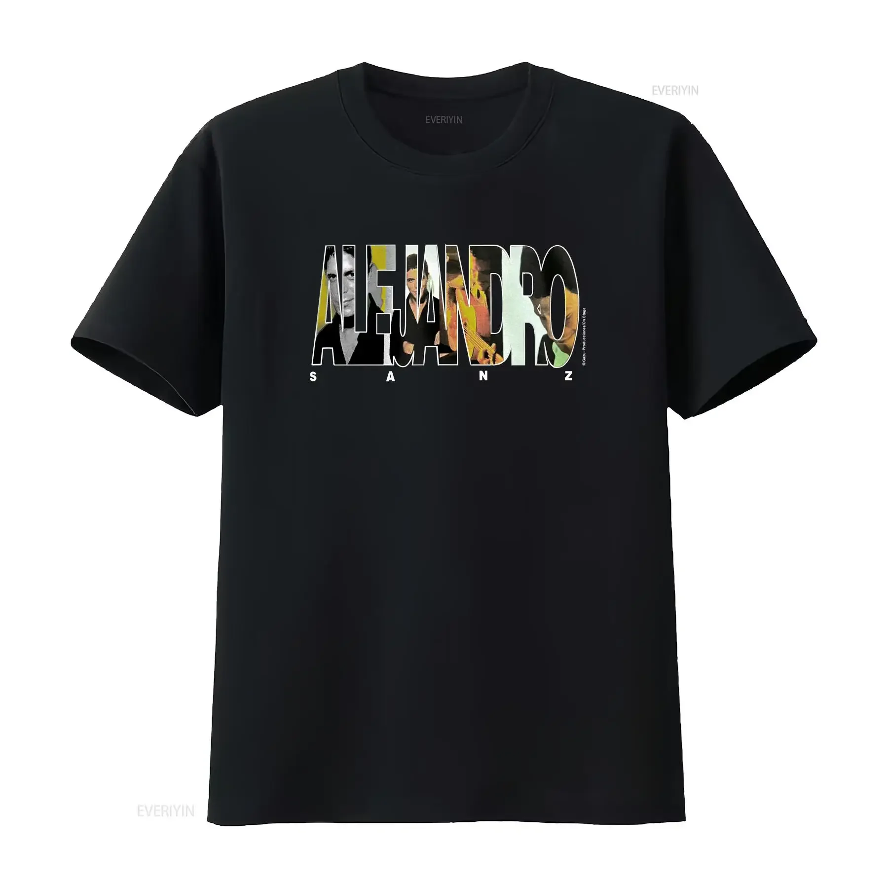 VTG Alejandro Sanz Singer T shirt Band XL vintage Washed fashion Stylish Stretched streetwear homme Unisex designer clothes
