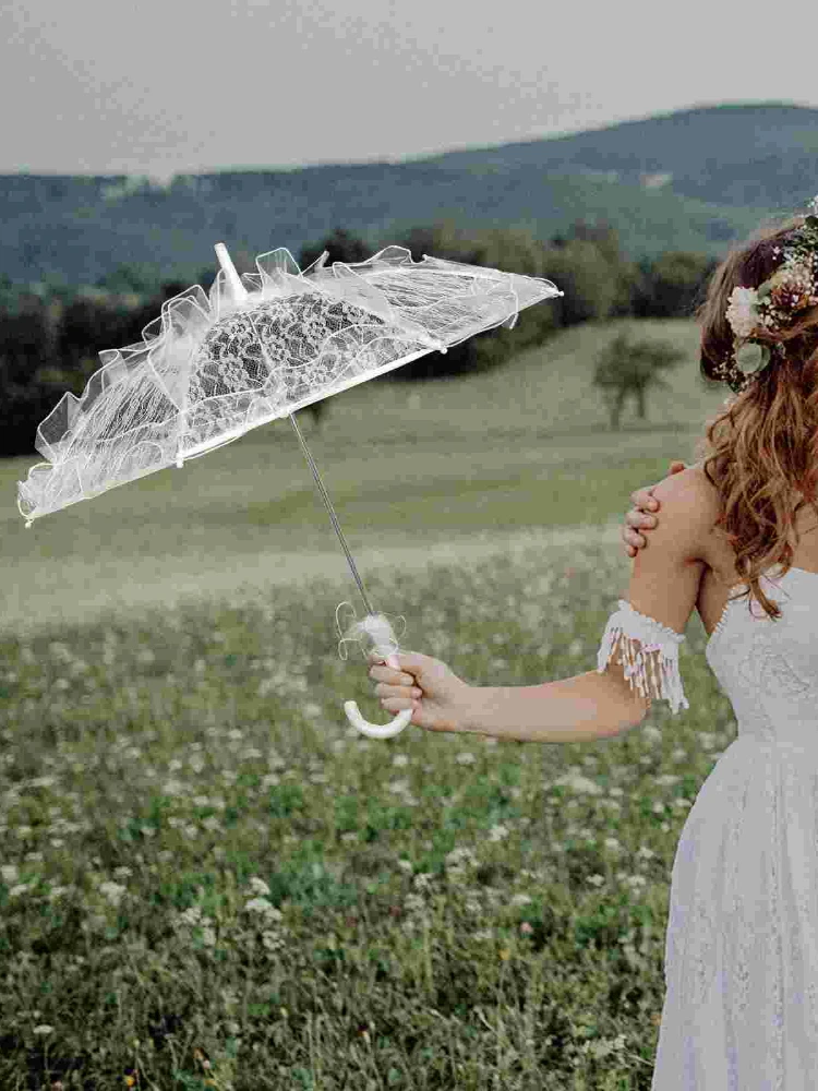 *Черный зонтик, свадебные украшения, прозрачные зонтики, высокое качество, вышивка, детский свадебный зонтик