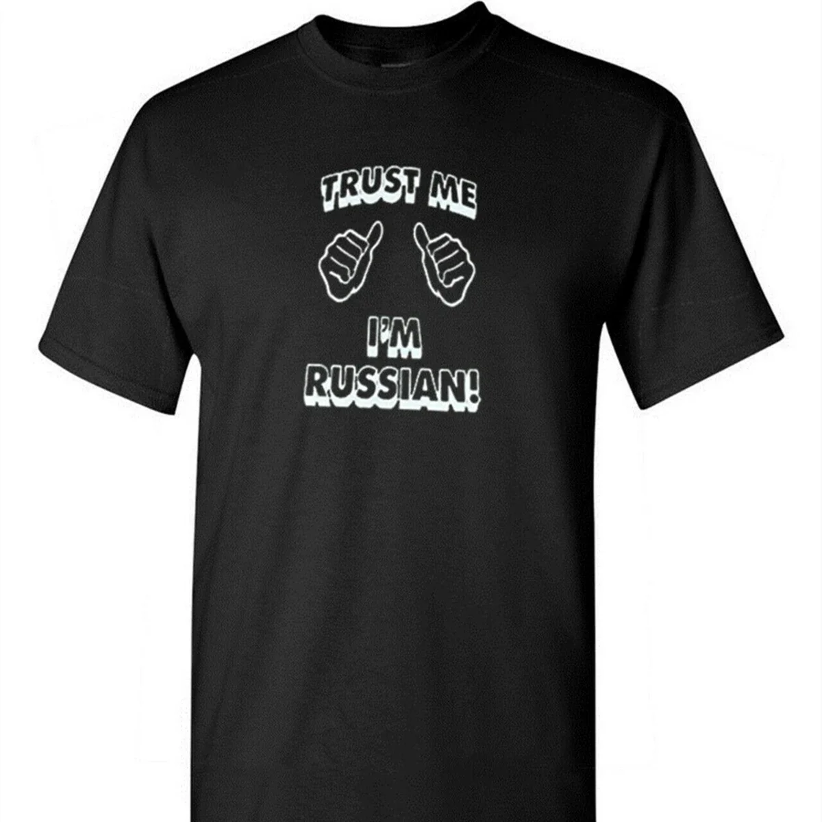 

Trust Me I'm I Am Russian T-Shirt USSR Russia Soviet Union KGB Shirt Premium Cotton Short Sleeve O-Neck Mens Tshirt S-3XL