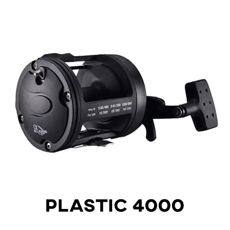 قارب البحر الصيد بكرة المعادن التصيد الصيد بكرة اليد اليمنى طبل عجلة الصيد الدقة ومنخفضة الضوضاء ABS الصيد بكرة #1