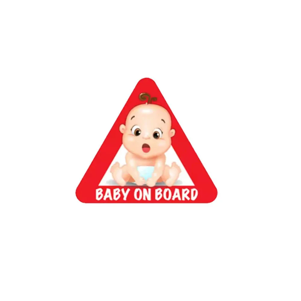 

Baby on Board Cartoon Window Decals - Personalized PVC Car Stickers for Creative Vehicle Decoration
