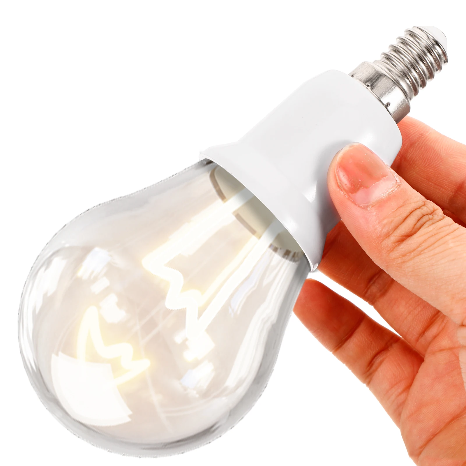 

Light Bulb Converter Socket Adapter Lamp Base Holder Plastic Durable Indoor Use Easy Install Brighter Room For Home Office