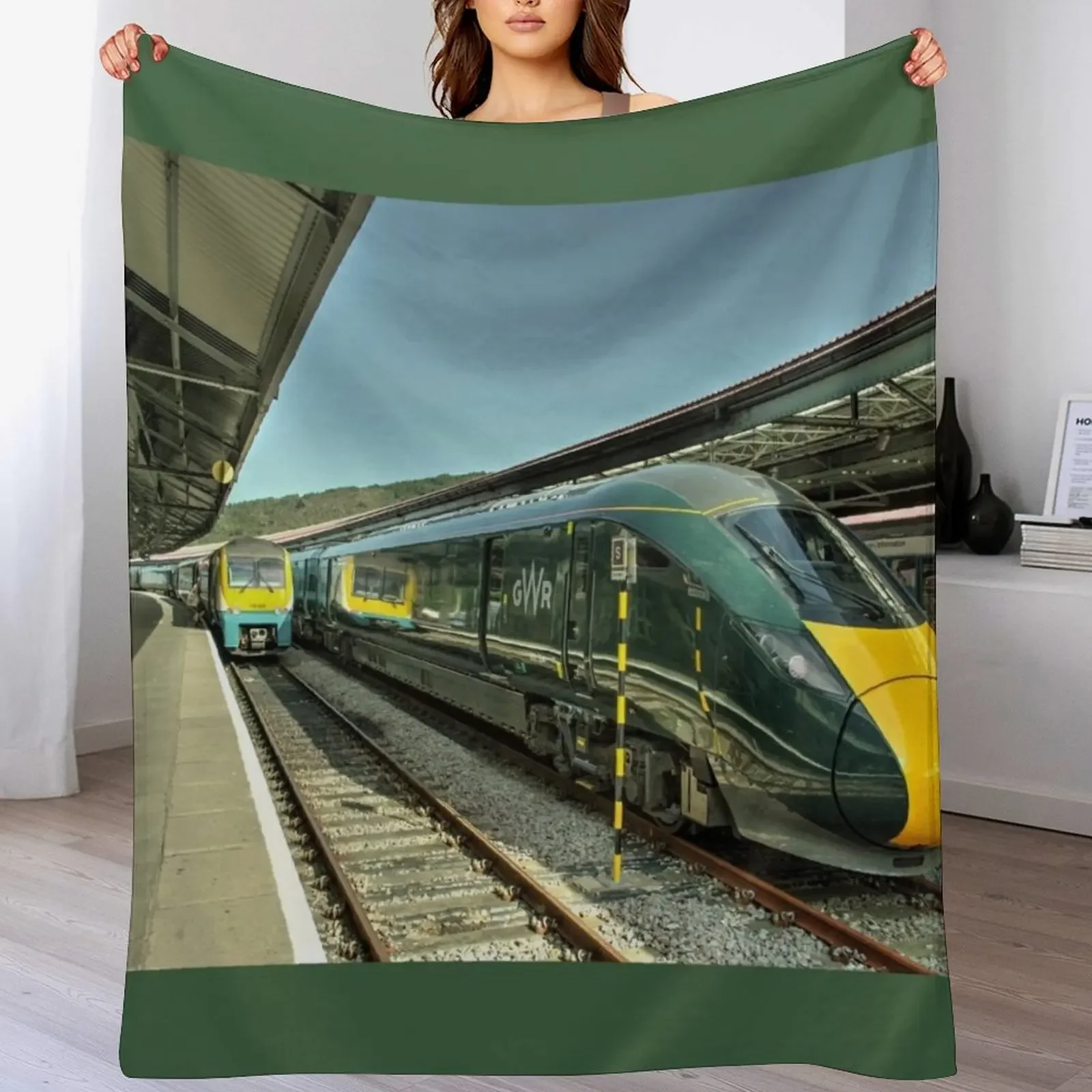 

Swansea IET Throw Blanket Bed linens Luxury Blankets