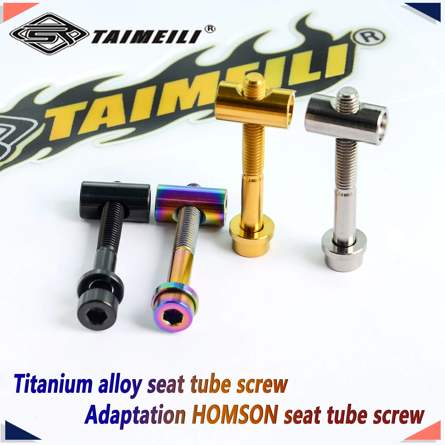 2pcs/ M5X30mm/M5x35/M5X40mm Seat Backseat Bolt Thomson Seat Bolt Titanium Alloy Material GR5