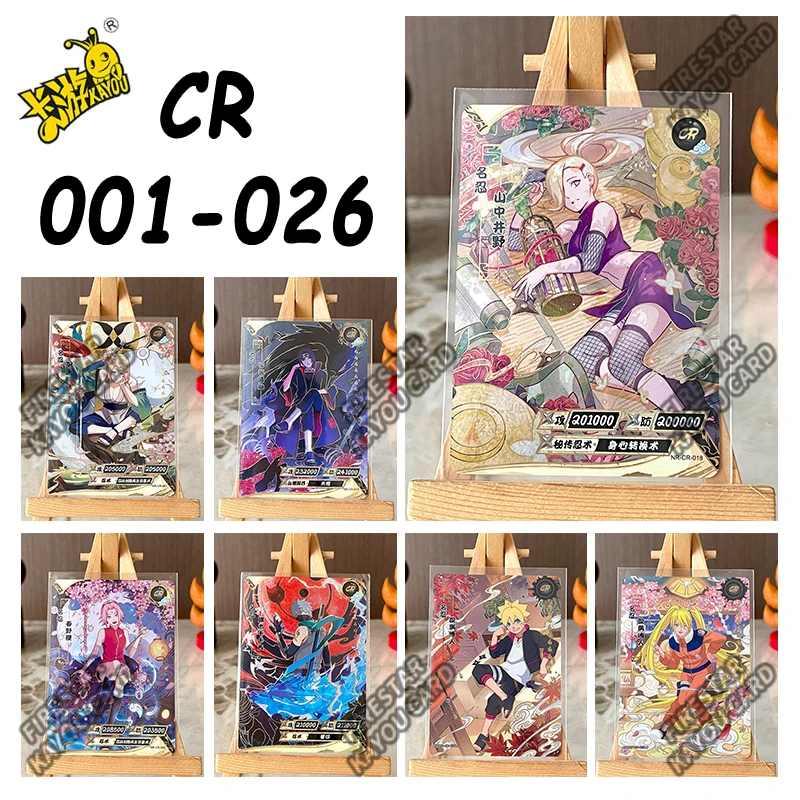 Naruto Card Kayou CR 1-26 Single Card Tsunade Yamanaka Sakura Haruno Jiraiya Rare Collection Card Anime Boy Toy Gift