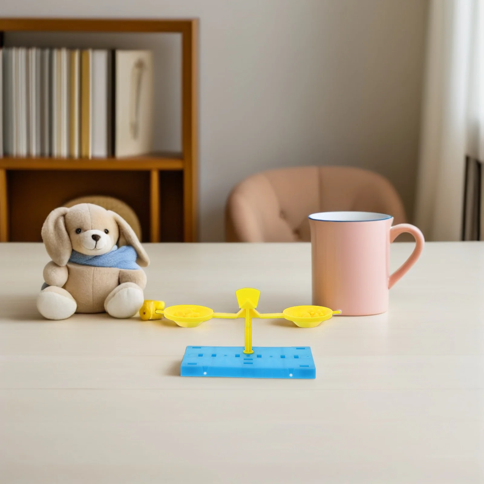 

1 set Lever Balance Scale Teaching Tool DIY Plastic Children Self Regulation Preschool Science Experiment Toy Kids Lab Weighing